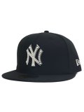 【送料無料】NEW ERA 59FIFTY PEARL BADGE YANKEES BLACK