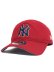 画像1: NEW ERA 9FORTY UNSTRUCTURED YANKEES SCARLET (1)