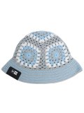 NEW ERA CROCHET KNIT BUCKET BLUE/GREY/WHITE