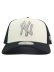 画像2: NEW ERA 9FORTY A-FRAME PEARL BADGE NYY BLACK/CHROME WHITE (2)