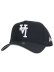 画像1: NEW ERA 9FORTY A-FRAME UPSIDE DOWN DODGERS BLACK (1)