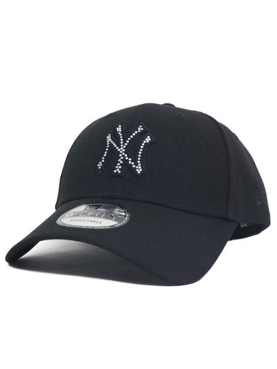 画像1: NEW ERA 9FORTY RHINESTONE YANKEES BLACK