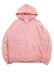 画像1: 【送料無料】MOOJI MOOJI OVERSIZE ZIP UP HOODIE STREET NEW PINK (1)