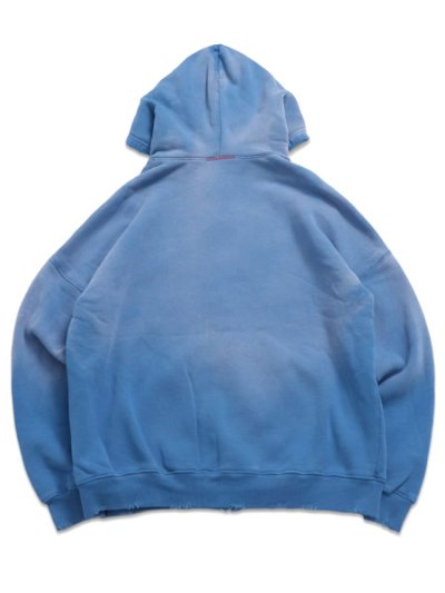 画像2: 【送料無料】MOOJI MOOJI OVERSIZE ZIP UP HOODIE STREET POWDER BLUE
