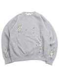 【送料無料】MOOJI MOOJI CLASSIC CREW SPLATTER PAINT HEATHER GRAY