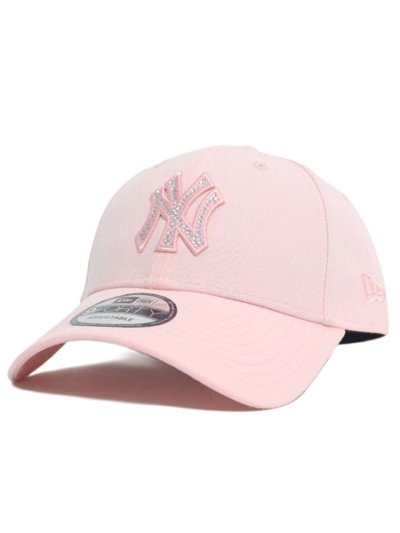 画像1: NEW ERA 9FORTY RHINESTONE YANKEES PINK