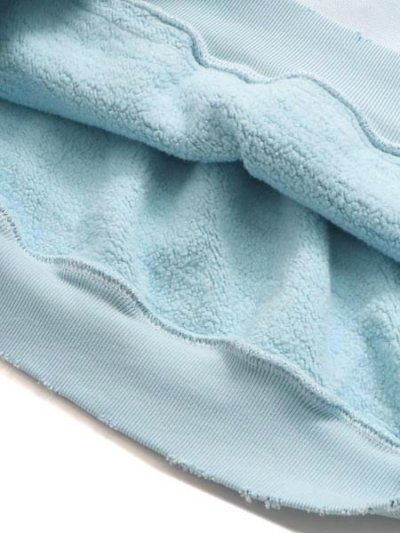 画像5: 【送料無料】MOOJI MOOJI OVERSIZED CROP HOODIE AGED BABY BLUE