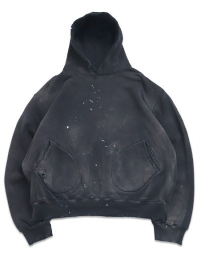 画像1: 【送料無料】MOOJI MOOJI CLASSIC 1930 HOODIE STREET BLACK