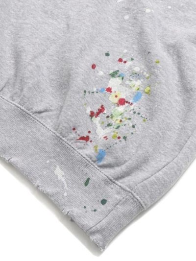 画像5: 【送料無料】MOOJI MOOJI CLASSIC CREW SPLATTER PAINT HEATHER GRAY