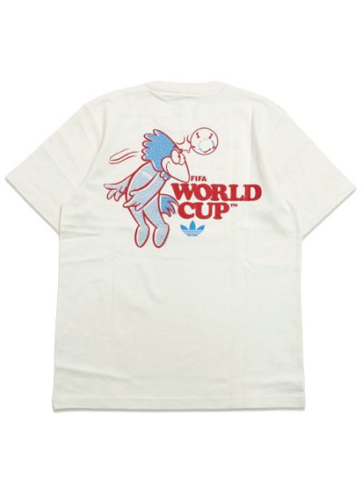 画像1: ADIDAS FOOTIX MASCOT TEE-CLOUD WHITE