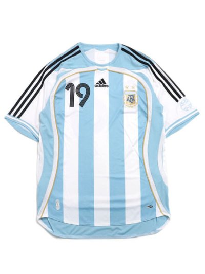 画像1: 【送料無料】ADIDAS ARGENTINA HOME JRSY 2006 #19 MESSI-WHITE