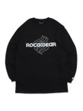 ROCAWEAR FADED LOGO PRINT L/S TEE