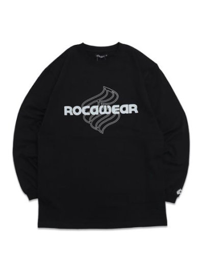 画像1: ROCAWEAR FADED LOGO PRINT L/S TEE