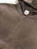 画像3: 【送料無料】MOOJI MOOJI OVERSIZE ZIP UP HOODIE AGED STONE GREY (3)