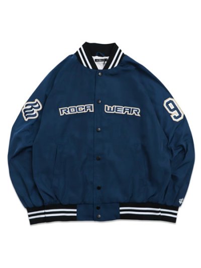 画像1: 【送料無料】ROCAWEAR NYLON VARSITY JACKET
