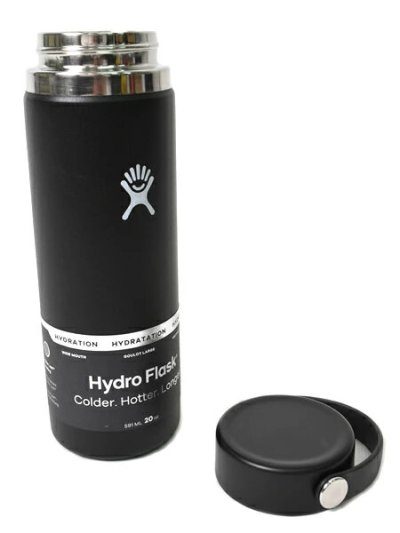 画像2: Hydro Flask HYDRATION 20 OZ WIDE MOUTH-BLACK