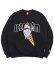 画像1: 【送料無料】ICECREAM CONE MAN SWEATSHIRT BLACK (1)