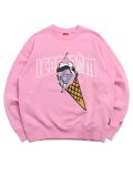 【送料無料】ICECREAM CONE MAN SWEATSHIRT PRISM PINK