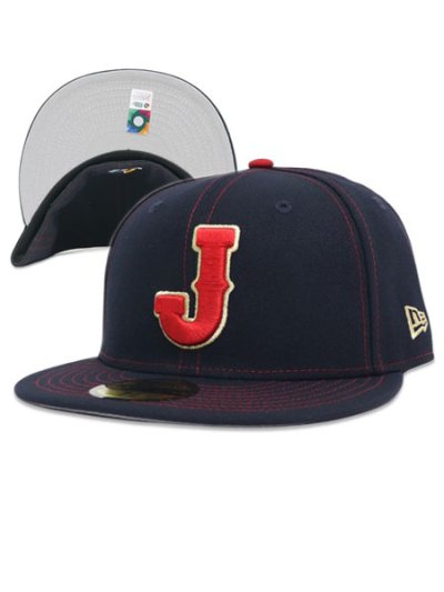 画像1: NEW ERA 59FIFTY WORLD BASEBALL CLASSIC NAVY/SCARLET