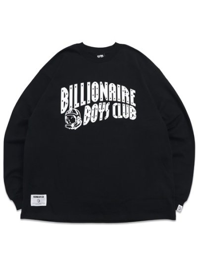 画像1: 【送料無料】BILLIONAIRE BOYS CLUB COTTON LS TEE ARCH LOGO BLACK