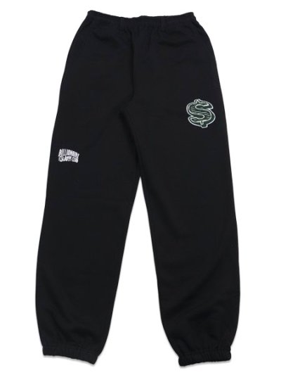 画像1: 【送料無料】BILLIONAIRE BOYS CLUB SWEAT PANTS DOLLARS BLACK