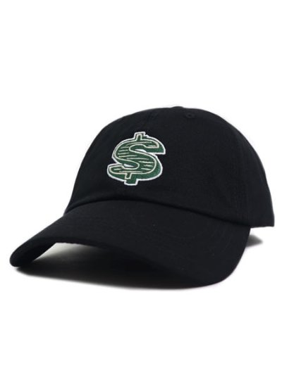 画像1: BILLIONAIRE BOYS CLUB COTTON TWILL CAP BLACK/GREEN