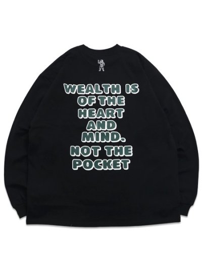 画像2: 【送料無料】BILLIONAIRE BOYS CLUB COTTON LS TEE ARCH LOGO BLACK