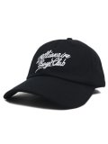 BILLIONAIRE BOYS CLUB COTTON TWILL CAP BLACK/WHITE
