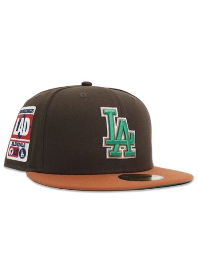 画像1: NEW ERA 59FIFTY CACTUS & GRAPE FRUIT DODGERS WALNUT