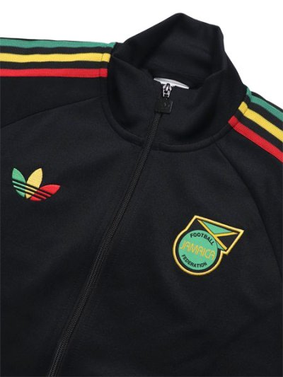 画像3: 【送料無料】ADIDAS JAMAICA ORIGINALS TRACK TOP-BLACK