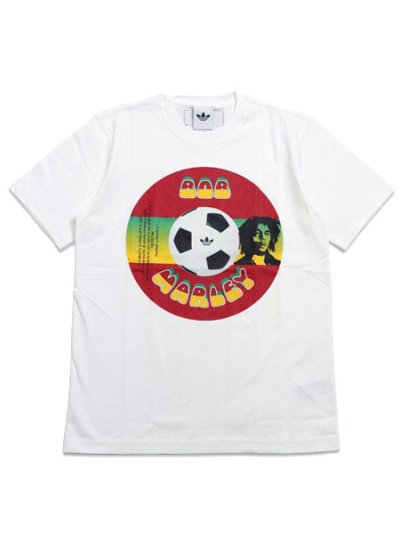 画像1: ADIDAS BOB MARLEY ORIGINALS TEE-WHITE