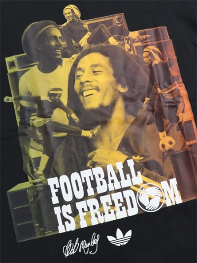 画像3: ADIDAS BOB MARLEY ORIGINALS TEE-BLACK