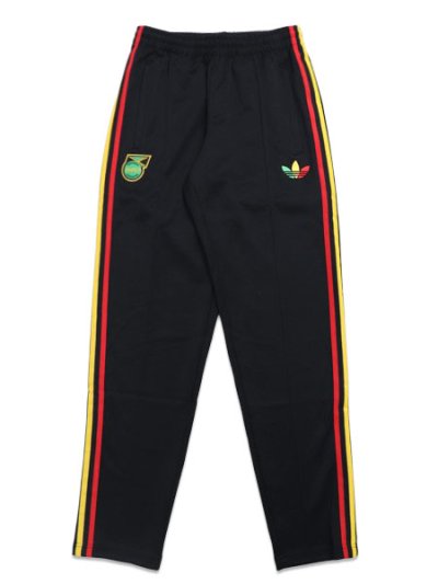 画像1: 【送料無料】ADIDAS JAMAICA ORIGINALS TRACK PANTS-BLACK