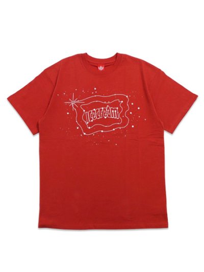 画像1: 【送料無料】ICECREAM STAR GAZING TEE POMPEIAN RED