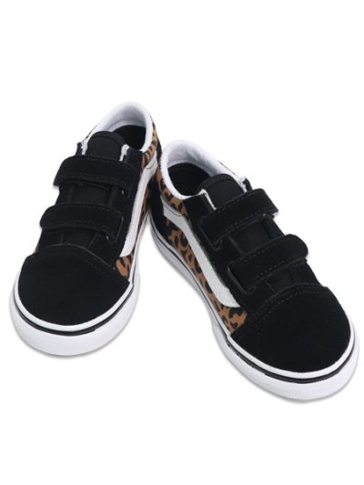 画像5: 【KIDS】VANS TD OLD SKOOL V LEOPARD BLACK/BROWN