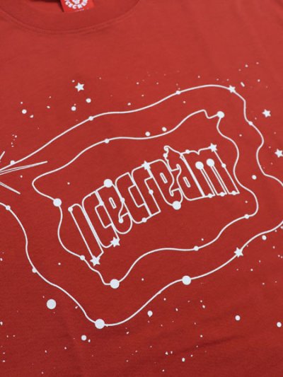画像3: 【送料無料】ICECREAM STAR GAZING TEE POMPEIAN RED