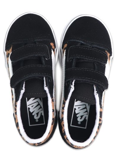 画像6: 【KIDS】VANS TD OLD SKOOL V LEOPARD BLACK/BROWN