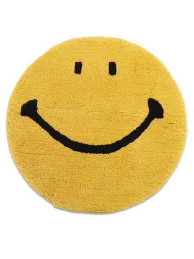 画像1: 【送料無料】SECOND LAB. SMILEY FACE RUG