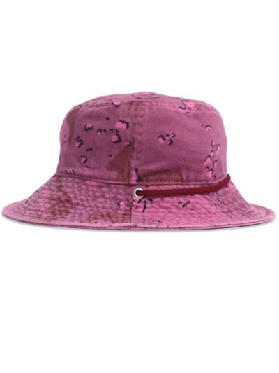 画像3: sublimeroe DYED CAMO SAFARI HAT ROSE