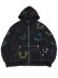 画像1: 【送料無料】TRUE RELIGION HORSESHOE BIG T BOXY ZIP HOODIE BLACK (1)