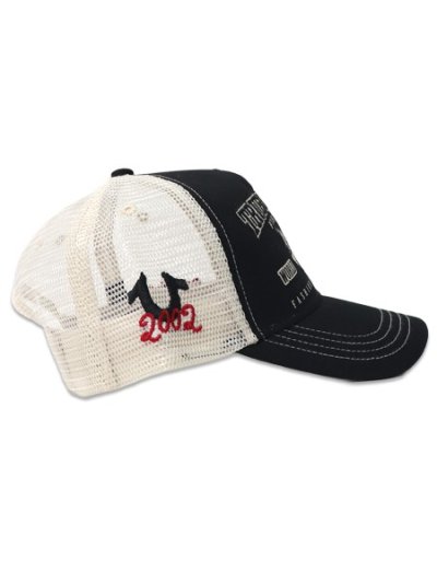 画像4: 【送料無料】TRUE RELIGION VARSITY TRUCKER HAT BLACK/WHITE