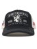 画像2: 【送料無料】TRUE RELIGION VARSITY TRUCKER HAT BLACK/WHITE (2)