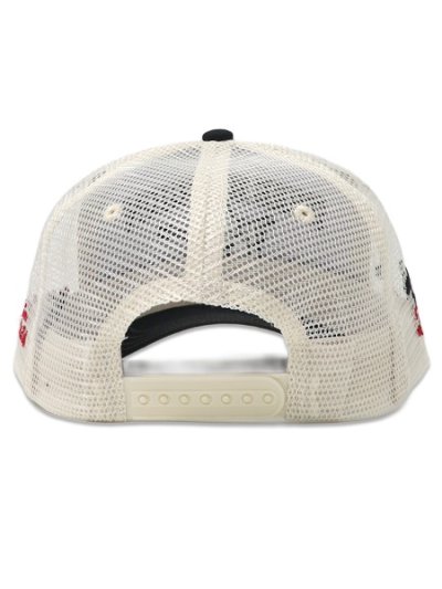 画像5: 【送料無料】TRUE RELIGION VARSITY TRUCKER HAT BLACK/WHITE