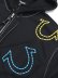画像3: 【送料無料】TRUE RELIGION HORSESHOE BIG T BOXY ZIP HOODIE BLACK (3)