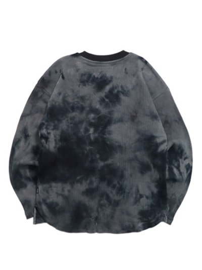 画像2: 【送料無料】WHIMSY SOCKS ALIEN TIE-DYE THERMAL SLATE BLUE