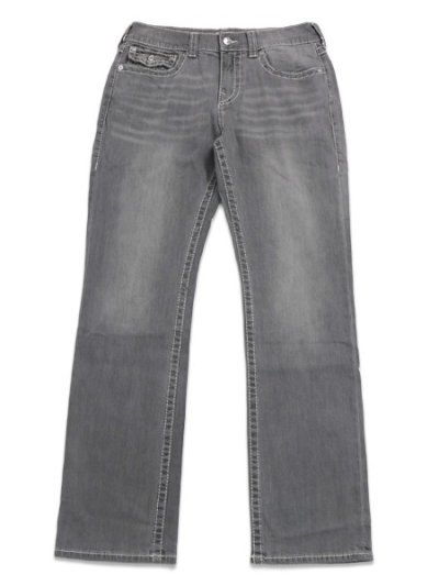画像2: 【送料無料】TRUE RELIGION RICKY BIG T STITCH STRAIGHT CHALK GREY WASH