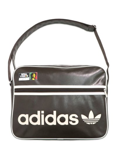 画像1: ADIDAS BOB MARLEY BAG-DARK BROWN/CREAM WHITE