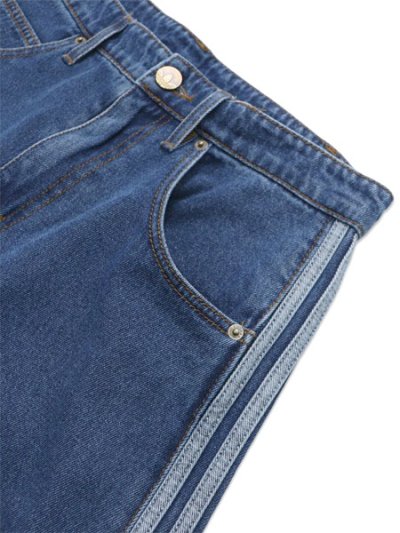 画像4: 【送料無料】ADIDAS FIREBIRD ADICOLOR DENIM SHORTS-MED VINTAGE DENIM