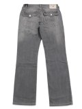 【送料無料】TRUE RELIGION RICKY BIG T STITCH STRAIGHT CHALK GREY WASH