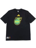 ADIDAS JAMAICA BOB MARLEY DNA GRAPHIC TEE-BLACK